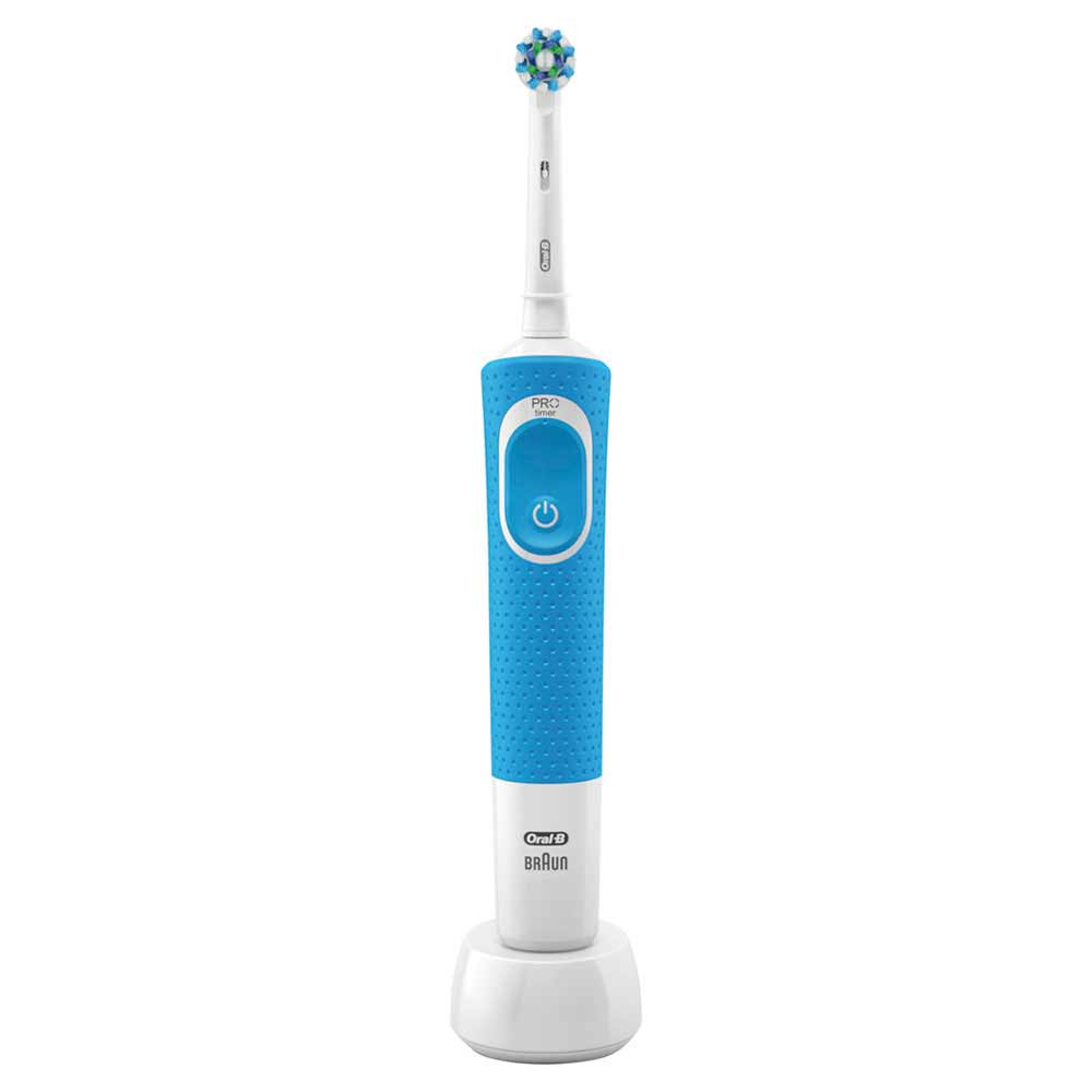 Электрическая зубная щетка Oral-B Vitality CrossAction Blue D100.413.1 в подарочной упаковке
Электрическая зубная щетка Oral-B Vitality CrossAction Blue D100.413.1 в подарочной упаковке