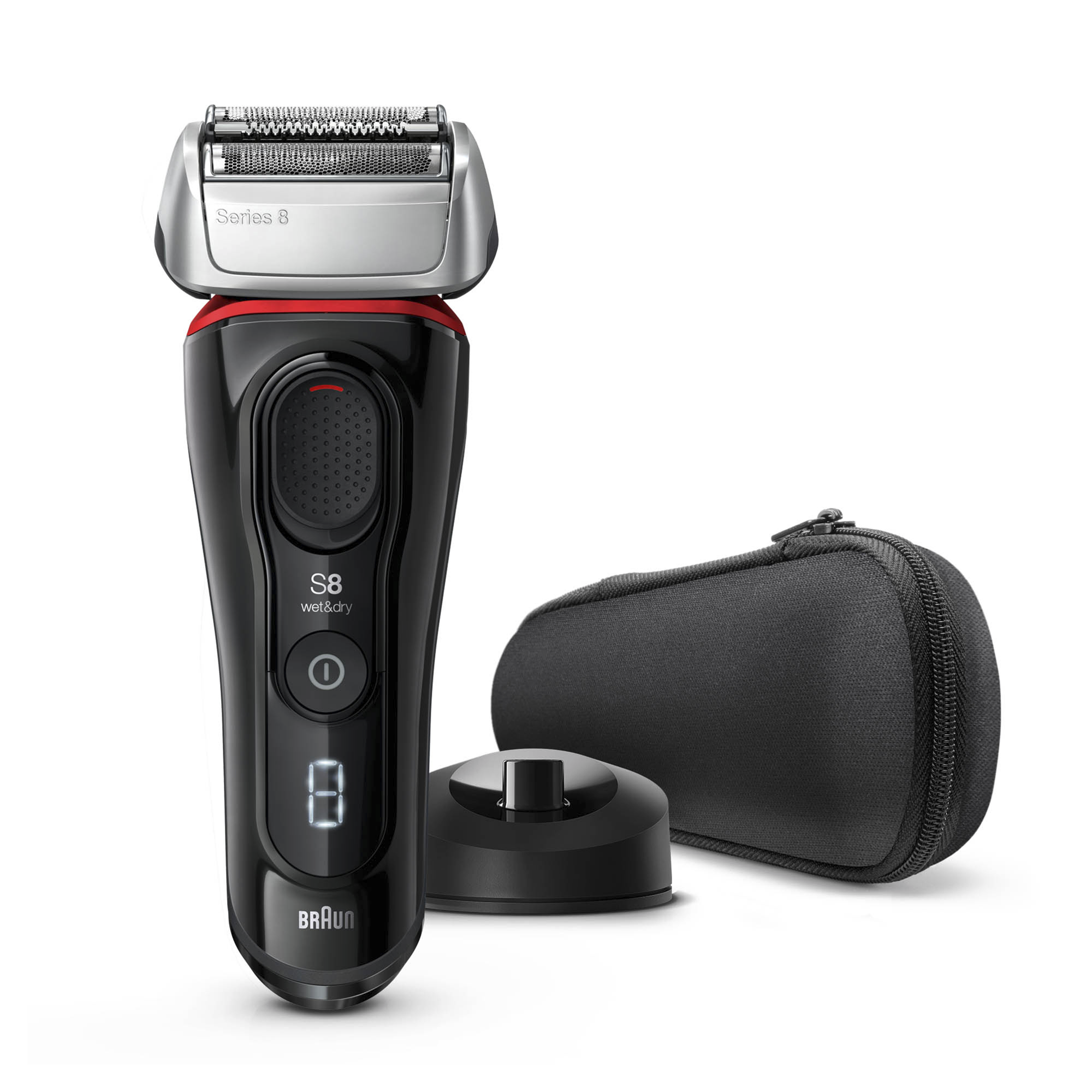 Электробритва Braun Series 8 8340s с зарядной станцией и тканевым футляром
Электробритва Braun Series 8 8340s с зарядной станцией и тканевым футляром