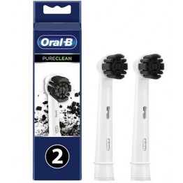 Насадка для электрической зубной щетки Oral-B Pure Clean (2 шт) с древесным углем