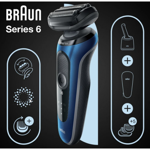 Электробритва Braun Series 6 61-B7500cc Blue