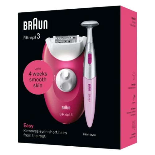 Эпилятор Braun Silk-epil 3 3-202 купить в официальном магазине Браун