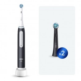 Электрическая зубная щетка Oral-B iO 3 Matt Black с насадками Ultimate Clean (2 шт)