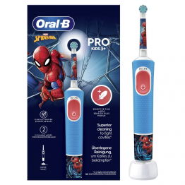 Детская электрическая зубная щетка Oral-B Vitality Kids Spiderman "Человек-паук" (D103.413.2K)