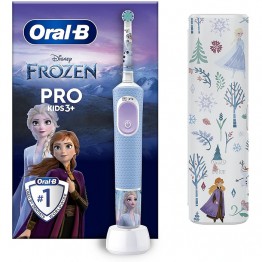 Детская электрическая зубная щетка Oral-B Vitality Kids Frozen II "Холодное сердце 2" + футляр