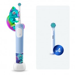 Детская электрическая зубная щетка Oral-B Vitality Pro Kids Хамелеон с насадками Kids Хамелеон (4 шт)