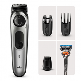 Триммер для бороды Braun BT5960TS + Бритва Gillette