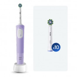 Электрическая зубная щётка Oral-B Vitality Pro + Насадка для эффективной чистки Oral-B CrossAction (10 шт)