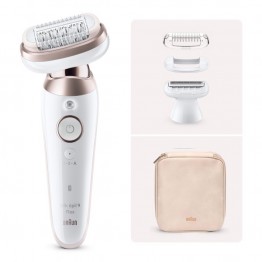 Эпилятор Braun Silk-epil 9 Flex SES 9006 3D SensoSmart белый/золотой