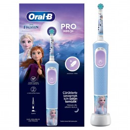 Детская электрическая зубная щетка ORAL-B Vitality Pro Kids Frozen 2 режима