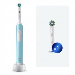 Электрическая зубная щётка Oral-B Pro Series 1, Бирюзовая, 1 сменная насадка+Насадка Cross Action