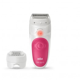 Эпилятор Braun Silk-epil S5 SES 5-600 белый/розовый