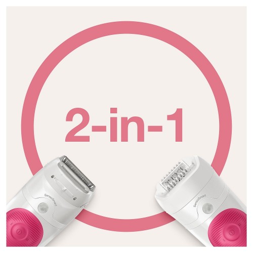 Эпилятор Braun Silk-epil S5 SES 5-600 белый/розовый
