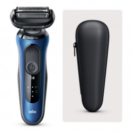 Электрическая бритва Braun S6 61-B1000s Black/Blue