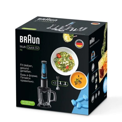 Набор Braun: Погружной блендер  Multiquick 5 Vario Fit MQ 5064 Shape + Пароварка FS5100BK