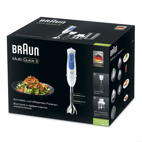 Погружной блендер Braun Multiquick 3 MQ3025 Spaghetti