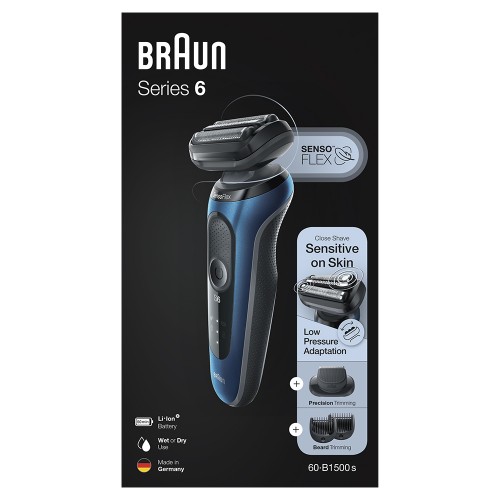 Электробритва Braun Series 6 60-B1500s Blue