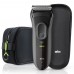 Электробритва Braun Series  3 ProSkin 3000ts Grey + футляр + несессер