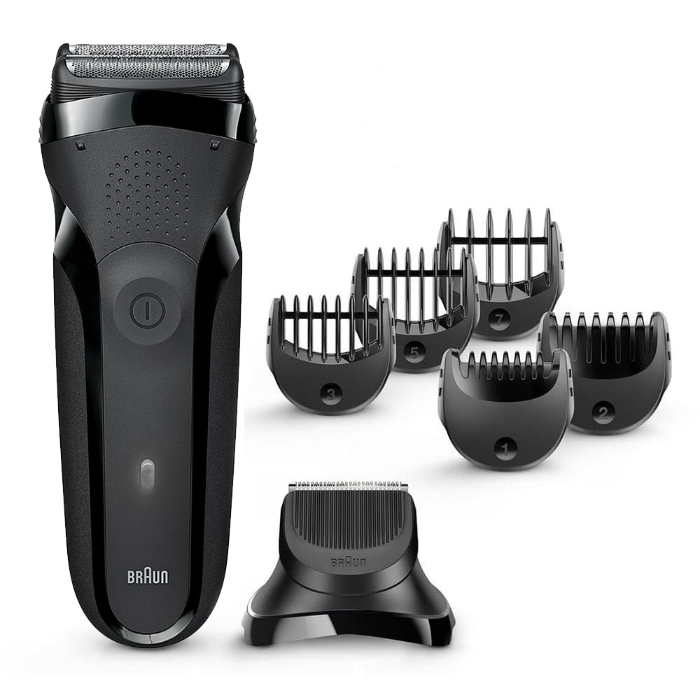 Электробритва Braun Series 3 Shave&Style 300bt + насадка-триммер и