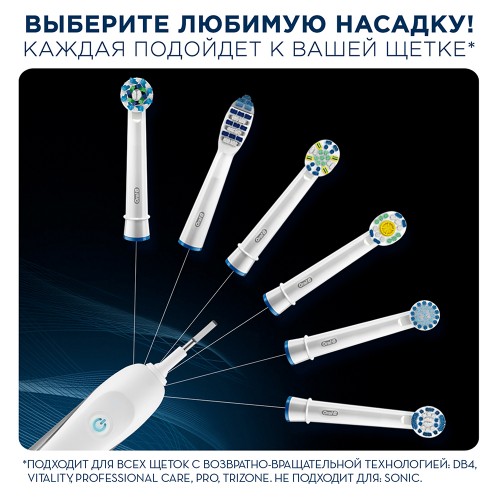 Электрическая зубная щетка Oral-B Vitality 3D White D12.513W