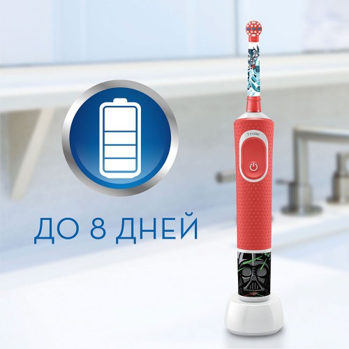 Детская электрическая зубная щетка Oral-B Vitality Kids Звездные войны D100.413.2KX