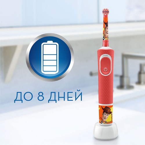 Детская электрическая зубная щетка Oral-B Vitality Kids История игрушек D100.413.2K