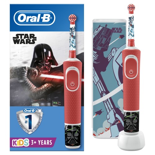 Детская электрическая зубная щетка Oral-B Vitality Kids Звездные войны D100.413.2KX