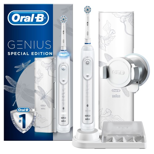 Электрическая зубная щетка Oral-B Genius 10000N Special Edition Sensi Lotus White D701.515.6XC