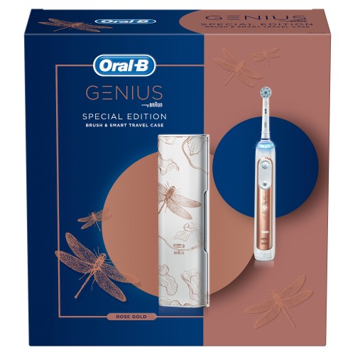 Электрическая зубная щетка Oral-B Genius 10000N Special Edition Sensi Rose Gold D701.515.6XC