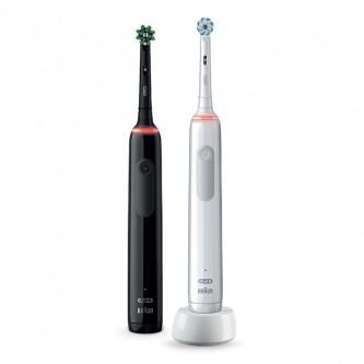 Набор электрических зубных щеток Oral-B Pro 3/D505.523.3H Black+White 2 шт