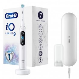 Электрическая зубная щетка Oral-B iO 9 White Alabaster