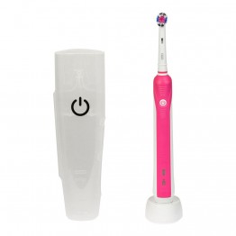 Электрическая зубная щетка Oral-B PRO 750 Pink (Розовая) D16.513.UX + Футляр 