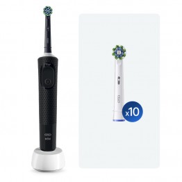 Электрическая зубная щётка Oral-B Vitality Pro + Насадка для эффективной чистки Oral-B CrossAction (10 шт)