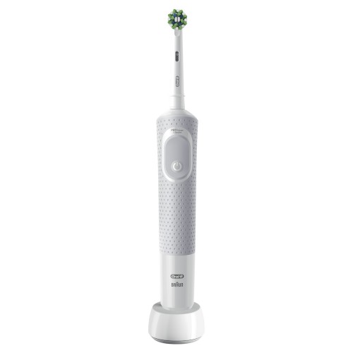 Электрическая зубная щетка Oral-B Vitality Pro D103.413.3 Cross Action Protect X Clean, белый + Насадки Oral-B CrossAction EB50RB-2, 2 шт