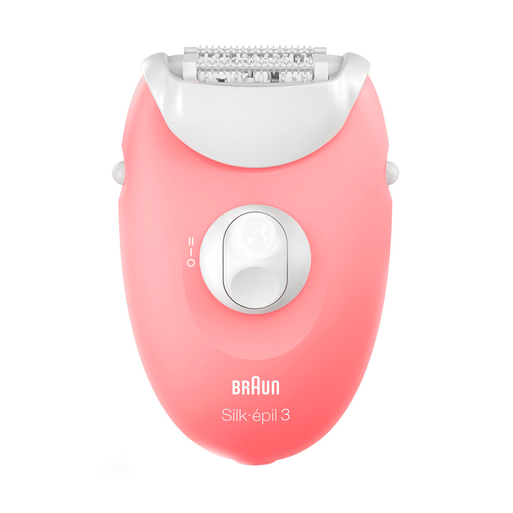 Эпилятор Braun Silk-epil 3 - 3420 + стайлер для бикини, цвет: розовый,  MP002XW0D40H — купить в интернет-магазине Lamoda