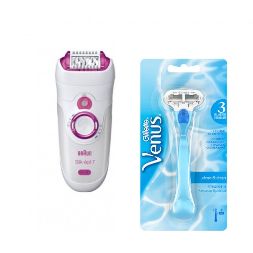 Эпилятор Braun Silk-epil 7 7-375 Young Beauty купить в официальном ...