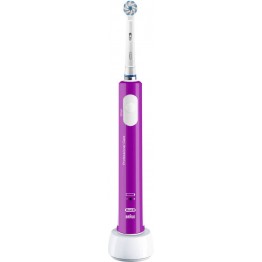 Детская электрическая зубная щетка Oral-B Pro 400 Junior Sensi фиолетовый D 16.513.1