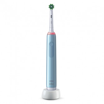 Электрическая зубная щетка Oral-B Pro 3 3000/D505.513.3 CrossAction голубая