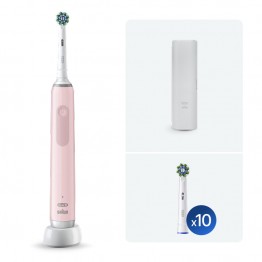 Электрическая зубная щетка Oral-B Pro 3 3500 + Насадка для эффективной чистки Oral-B CrossAction (10 шт)