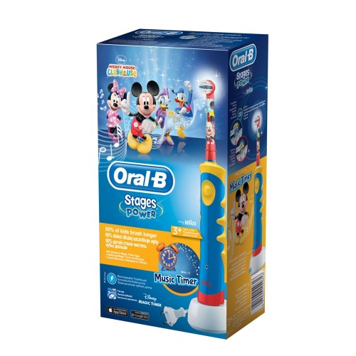 Детская электрическая зубная щетка Oral-B Mickey Kids D10.513K 
