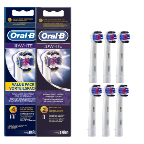 Насадка для отбеливающей чистки Oral-B 3D White (6 шт)