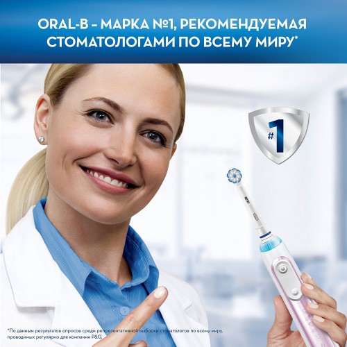 Электрическая зубная щетка Oral-B Genius X 20000N Special Edition Розовая