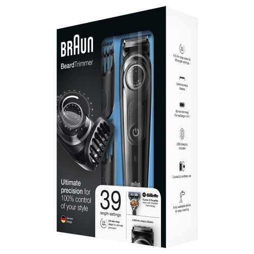 Триммер для бороды Braun BT3042 + Бритва Gillette