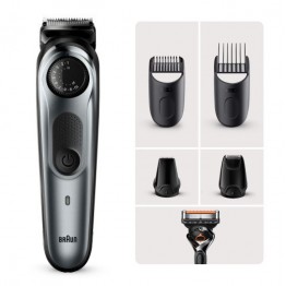 Триммер для бороды Braun BT7240 + Бритва Gillette