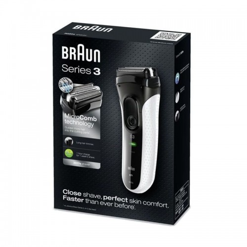 Электробритва Braun Series 3 ProSkin 3020s White с триммером для точного бритья