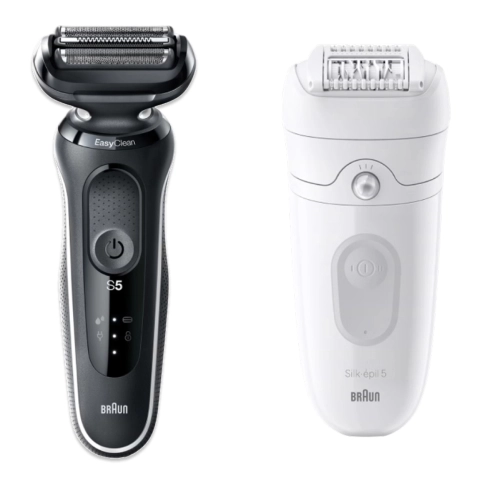 Набор: Электробритва Braun Series 5 51-W1600s + Эпилятор Braun Silk-epil 5 5-011 0