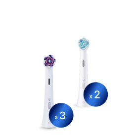 Насадки Ultimate Clean (2 шт) + Radiant White для отбеливающей чистки (3 шт)