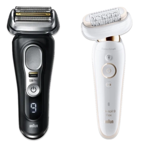 Набор: Электрическая бритва Braun S9 Pro 9510s + Эпилятор Braun Silk-epil 9 SES 9-071 3D GLD 0
