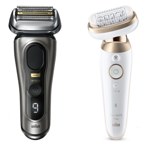 Набор: Электрическая бритва Braun S9 Pro+ 9515s + Эпилятор Braun Silk-epil 9 Flex SES 9-011 0