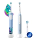 Набор электрических зубных щеток Oral-B Vitality Kids Хамелеон + Oral-B iO 3 Ice Blue + Насадка Ultimate Clean (4 шт)