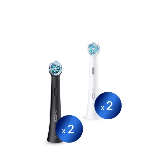 Набор насадок Oral-B: Ultimate Clean White (2 шт), Ultimate Clean Black (2 шт) 0